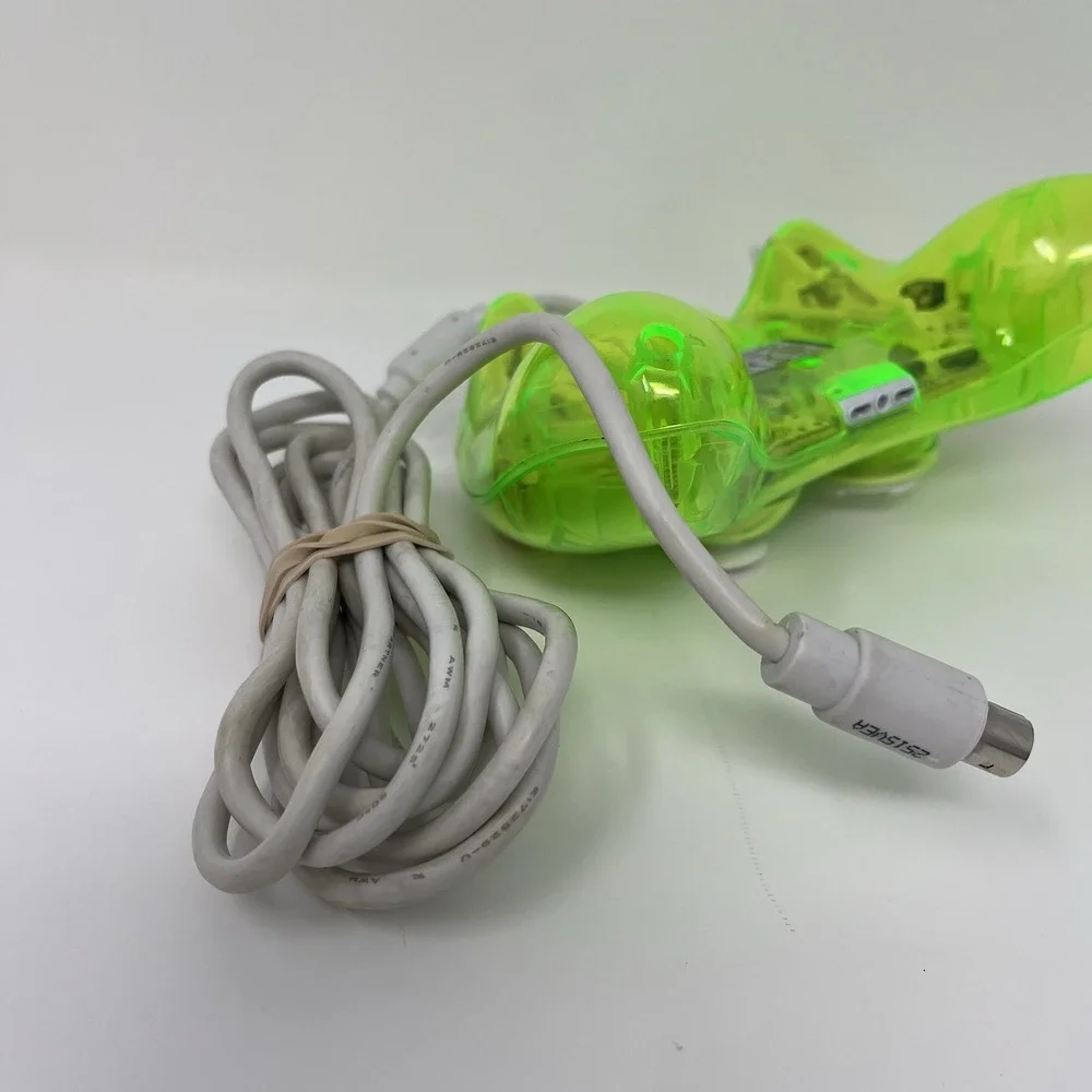 XBOX 360 GREEN ROCK CANDY WIRED CONTROLLER 037-010 No Breakaway